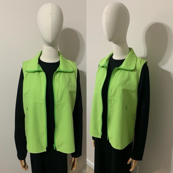 Lime Green Nylon Vest - Picture 8 of 17